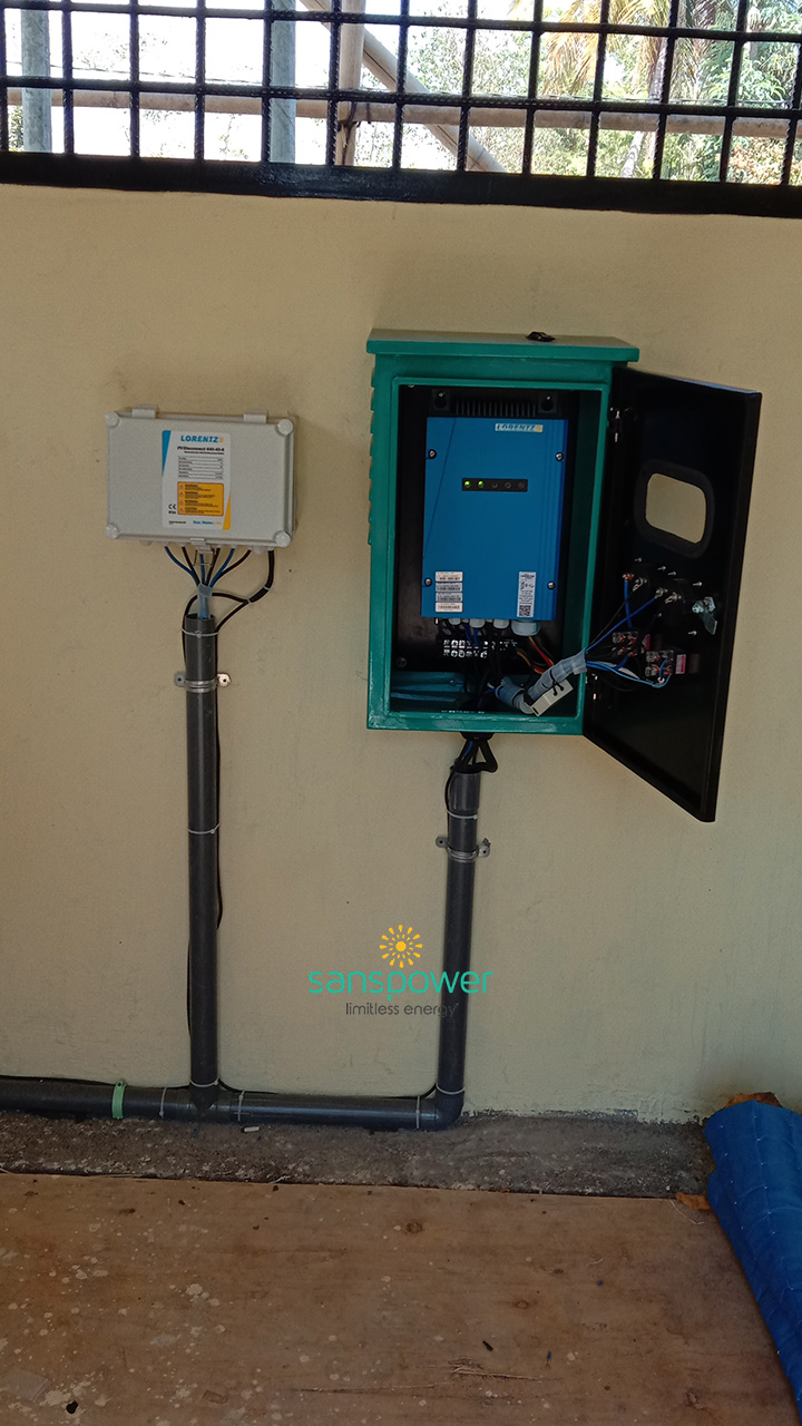 pompa air tenaga surya sanspower nagekeo 2019