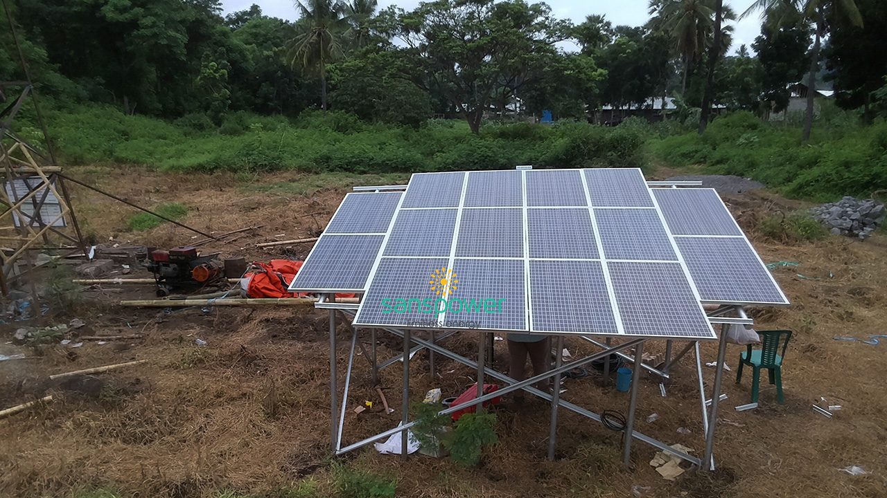 Pompa Air Tenaga Surya Bajawa Sanspower
