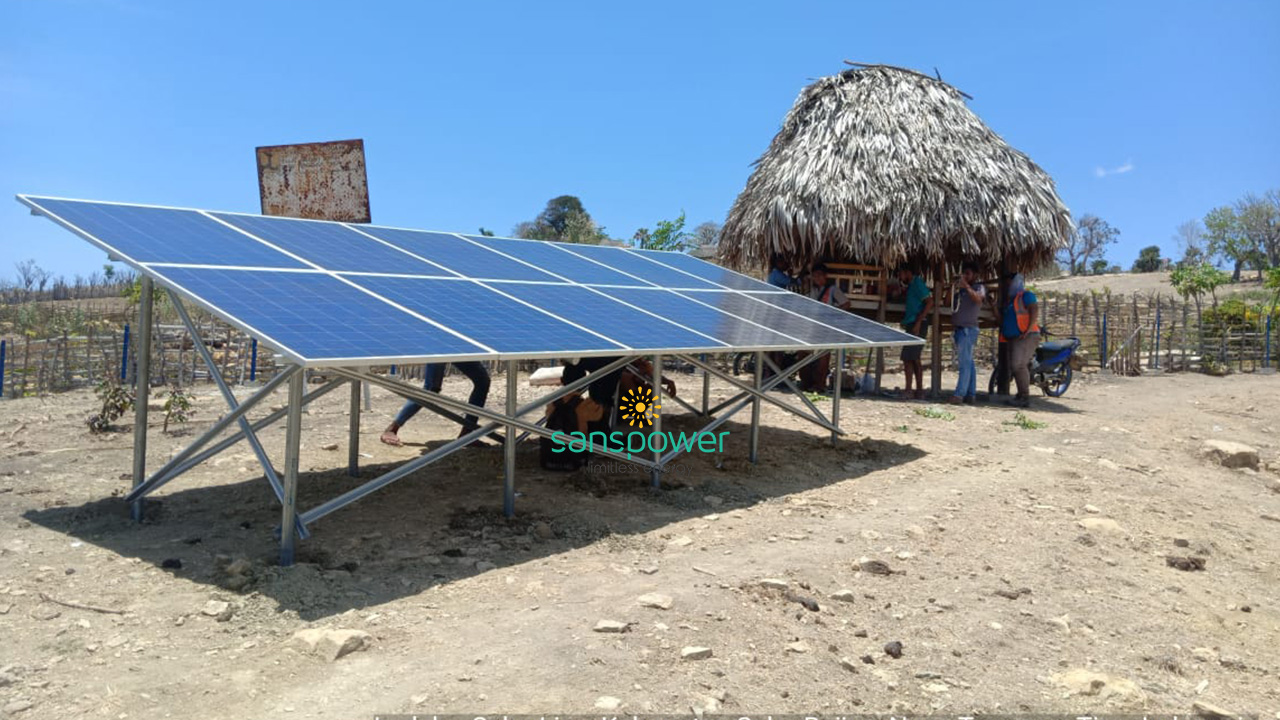 pompa air tenaga surya sanspower sabu liae