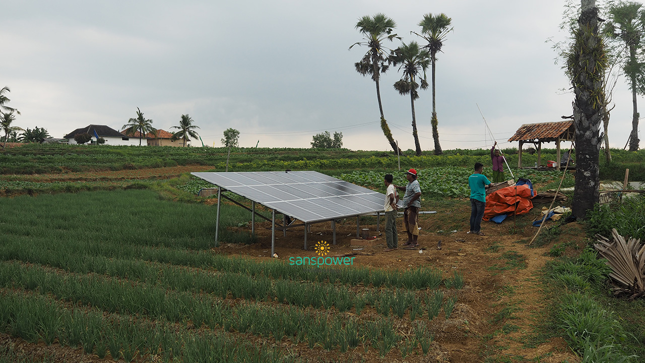 pompa air tenaga surya untuk pertanian